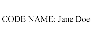 CODE NAME: JANE DOE