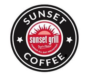 SUNSET COFFEE SUNSET GRILL FRESH IS TASTIEST FAMOUS ALL DAY BREAKFAST