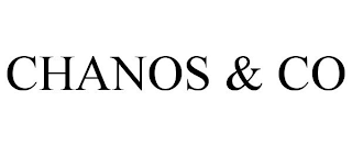 CHANOS & CO