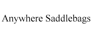 ANYWHERE SADDLEBAGS