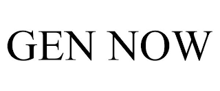 GEN NOW