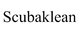 SCUBAKLEAN