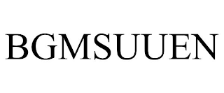 BGMSUUEN