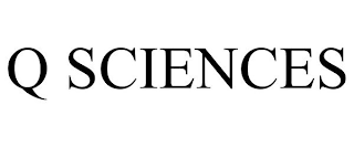 Q SCIENCES