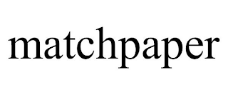 MATCHPAPER