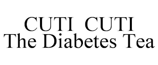 CUTI CUTI THE DIABETES TEA