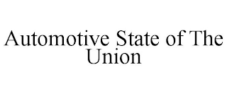 AUTOMOTIVE STATE OF THE UNION