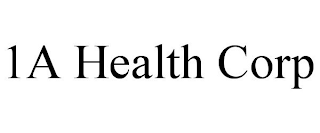 1A HEALTH CORP