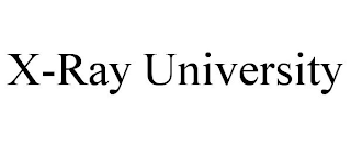 X-RAY UNIVERSITY