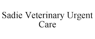 SADIE VETERINARY URGENT CARE