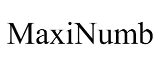 MAXINUMB