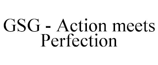 GSG - ACTION MEETS PERFECTION