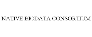 NATIVE BIODATA CONSORTIUM