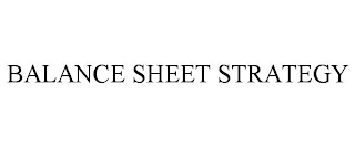 BALANCE SHEET STRATEGY