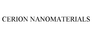 CERION NANOMATERIALS