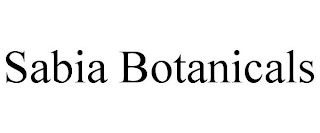 SABIA BOTANICALS