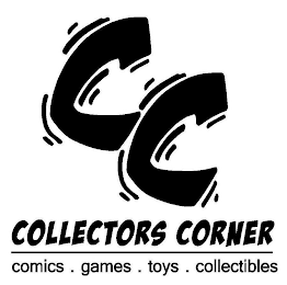 CC COLLECTORS CORNER COMICS. GAMES. TOYS. COLLECTIBLES