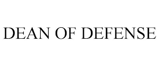 DEAN OF DEFENSE