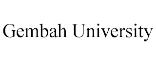 GEMBAH UNIVERSITY