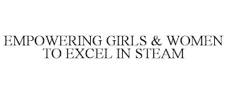 EMPOWERING GIRLS & WOMEN TO EXCEL IN STEAM