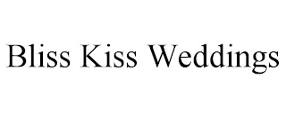 BLISS KISS WEDDINGS