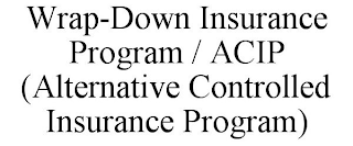 WRAP-DOWN INSURANCE PROGRAM / ACIP (ALTERNATIVE CONTROLLED INSURANCE PROGRAM)