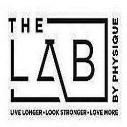 THE LAB BY PHYSIQUE LIVE LONGER LOOK STRONGER LOVE MORE