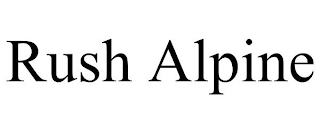 RUSH ALPINE