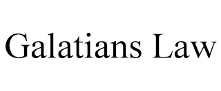 GALATIANS LAW