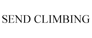 SEND CLIMBING