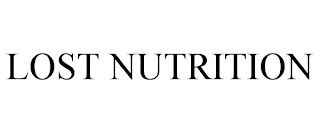 LOST NUTRITION