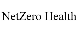 NETZERO HEALTH