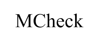 MCHECK