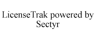 LICENSETRAK POWERED BY SECTYR