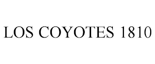 LOS COYOTES 1810