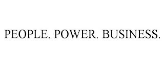 PEOPLE. POWER. BUSINESS.