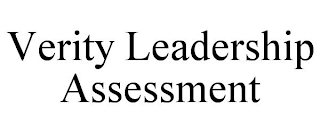 VERITY LEADERSHIP ASSESSMENT