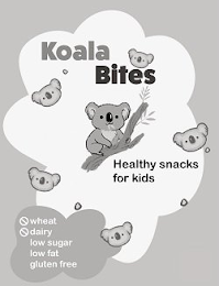 KOALA BITES HEALTHY SNACKS FOR KIDS WHEAT DAIRY LOW SUGAR LOW FAT GLUTEN FREE