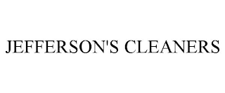 JEFFERSON'S CLEANERS