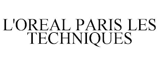 L'OREAL PARIS LES TECHNIQUES