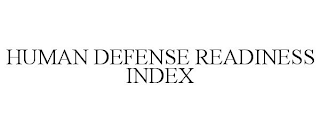 HUMAN DEFENSE READINESS INDEX