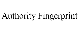 AUTHORITY FINGERPRINT