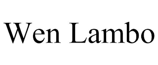 WEN LAMBO