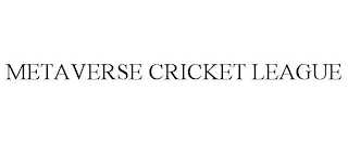 METAVERSE CRICKET LEAGUE