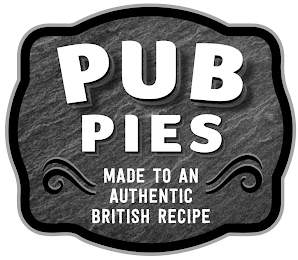 PUB PIES MADE TO AN AUTHENTIC BRITISH RECIPE