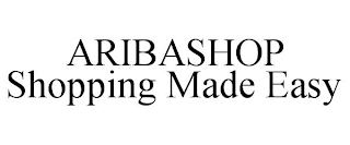 ARIBASHOP SHOPPING MADE EASY