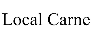 LOCAL CARNE