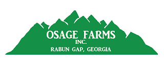 OSAGE FARMS INC. RABUN GAP, GEORGIA