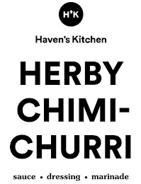 H'K HAVEN'S KITCHEN HERBY CHIMI-CHURRI SAUCE · DRESSING · MARINADE