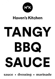 H'K HAVEN'S KITCHEN TANGY BBQ SAUCE SAUCE · DRESSING · MARINADE